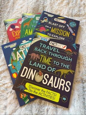 Discovery Kids Factivity 5 Book Bundle | Discover the Facts. Do the Activities.